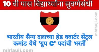 HQ Central Command Recruitment 2022