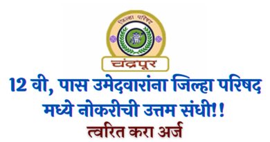 ZP Chandrapur Bharti 2022