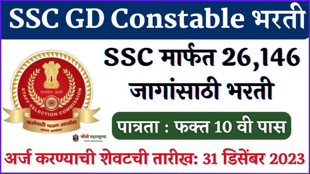 SSC GD Constable Recruitment 2023-2024