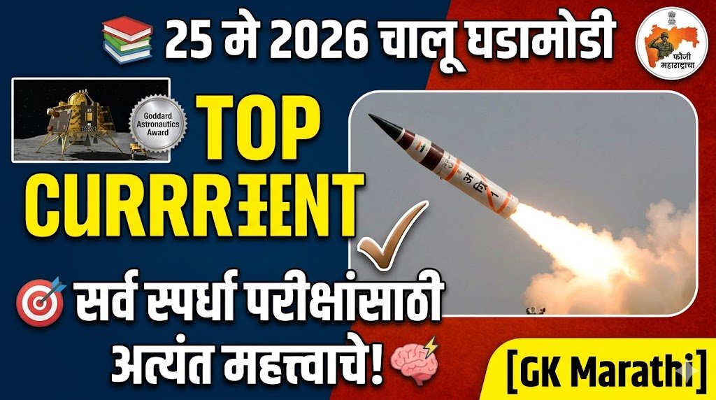 Top Current Affairs GK Marathi
