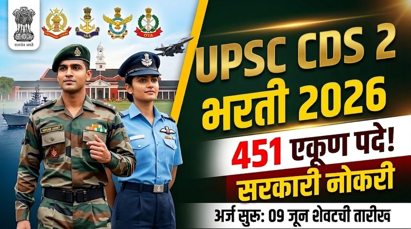UPSC CDS 2 Bharti 2026