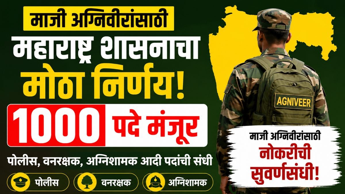 Maharashtra Government Jobs for Ex-Agniveers