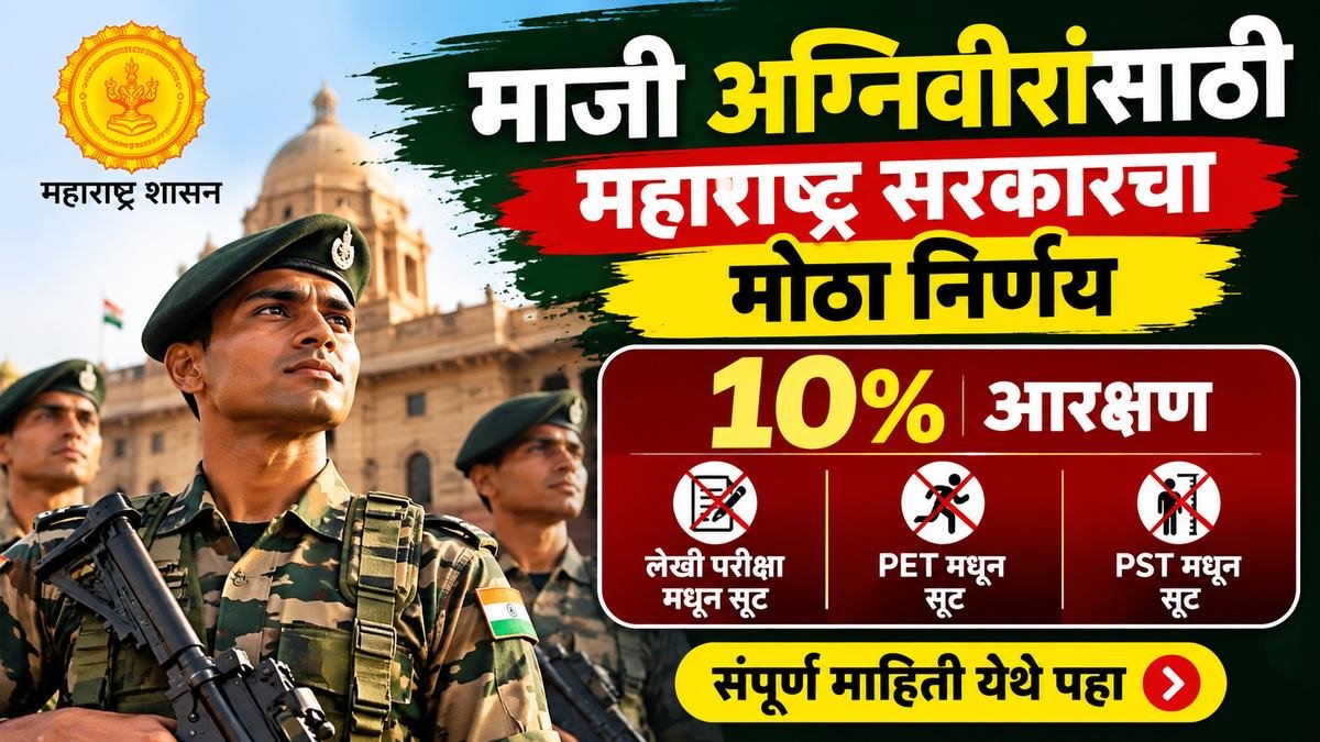 Ex Agniveer Government Jobs Maharashtra