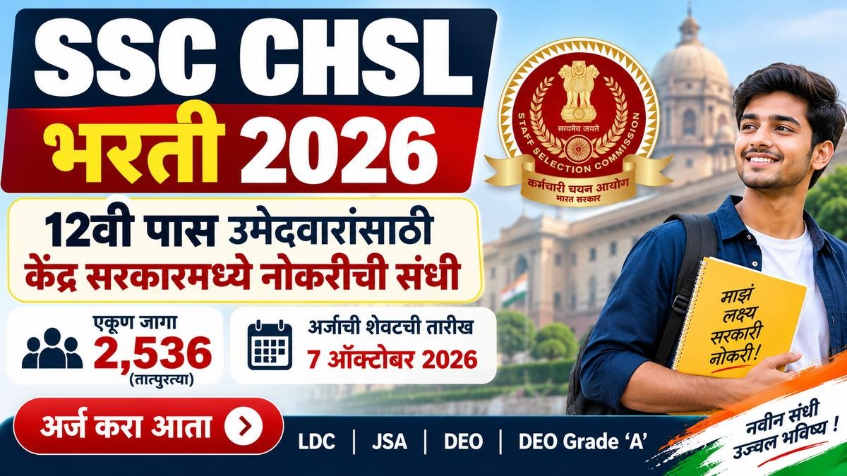 SSC CHSL Bharti 2026